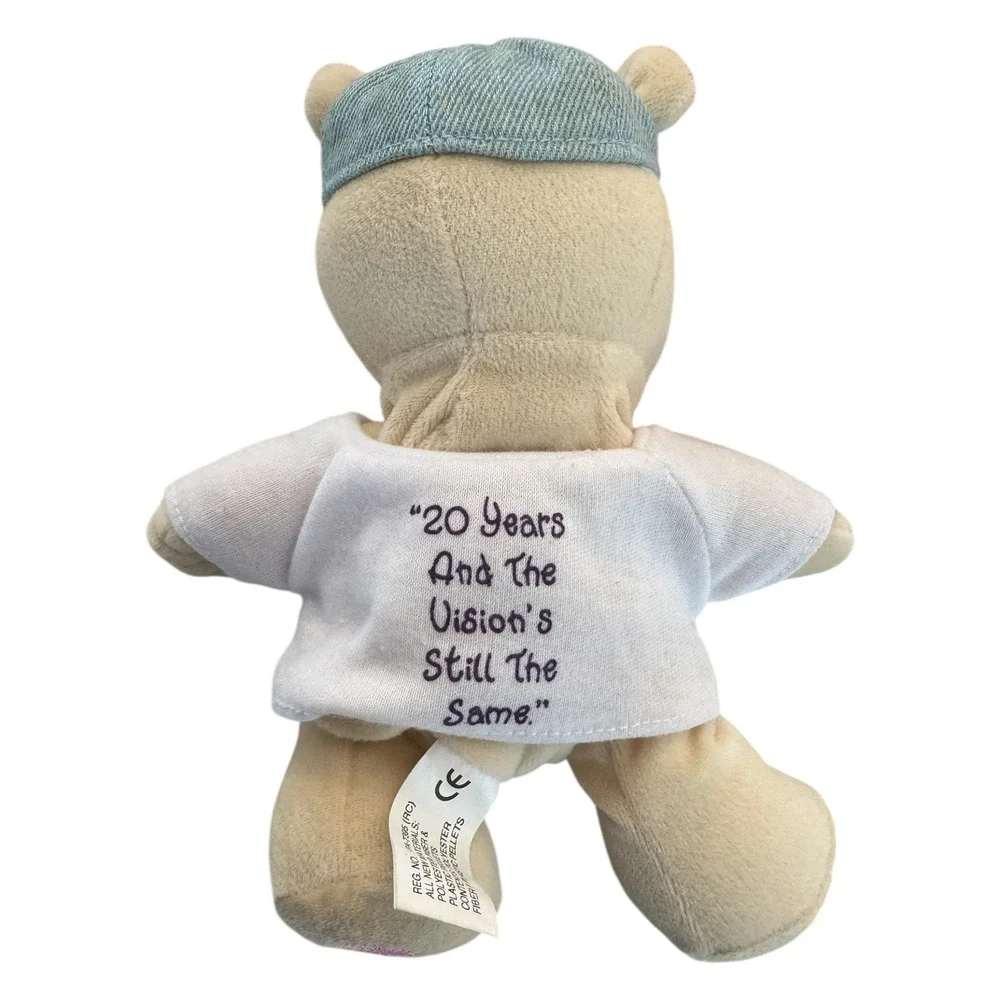 Precious Moments 20th Anniversary Plush 1998 Enesco Tender Tails Limited Edition